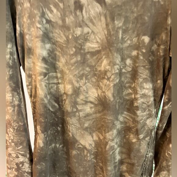 Cotton Citizen Lisbon Tie Dye Long Sleeve Drawstring Mini Dress Small - Picture 3 of 10